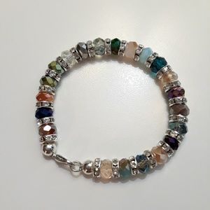 Handmade Sparkling Multicolored Bracelet